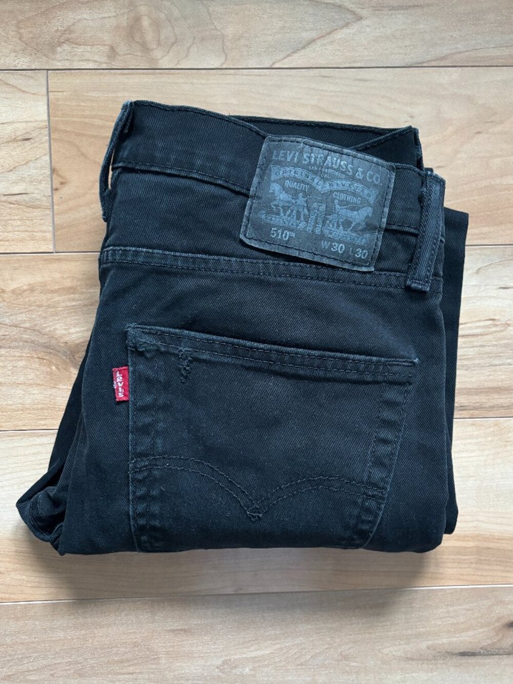Levi’s 510 Black Skinny Fit Denim Jeans